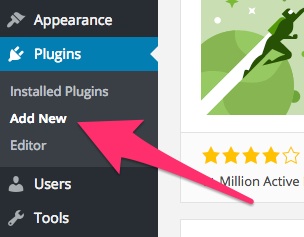 A screenshot showing the 'Add New Plugin' area in WordPress