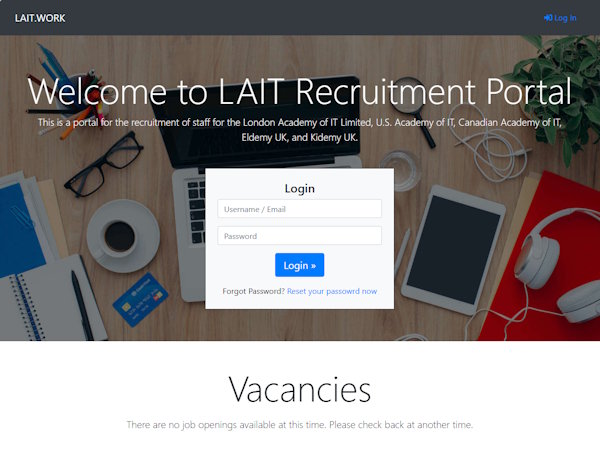LAIT Recruitment Portal