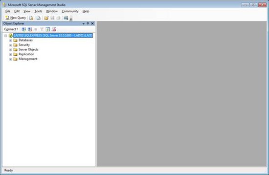 Installing SQL Server 2008 Express with Tools