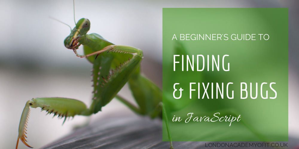 Why won't my code work!? - The Beginner's Guide to Fixing JavaScript Bugs