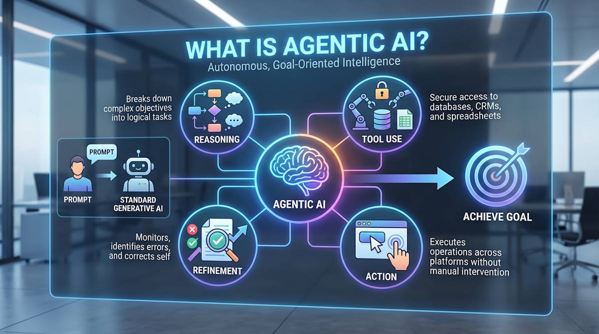 What is Agentic AI - Autonomous, Goal-Oriented Intelligence