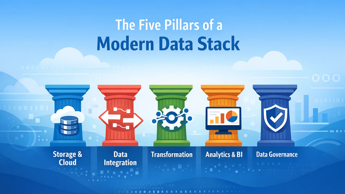 The Five Pillars of a Modern Data Stack