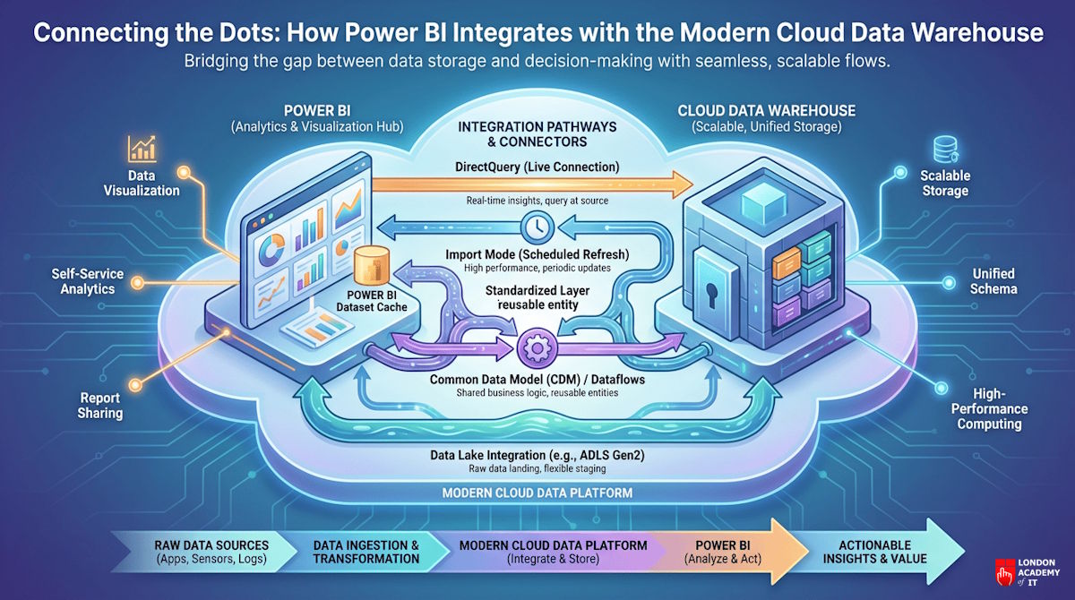 Connecting the Dots: How Power BI Integrates with the Modern Cloud Data Warehouse