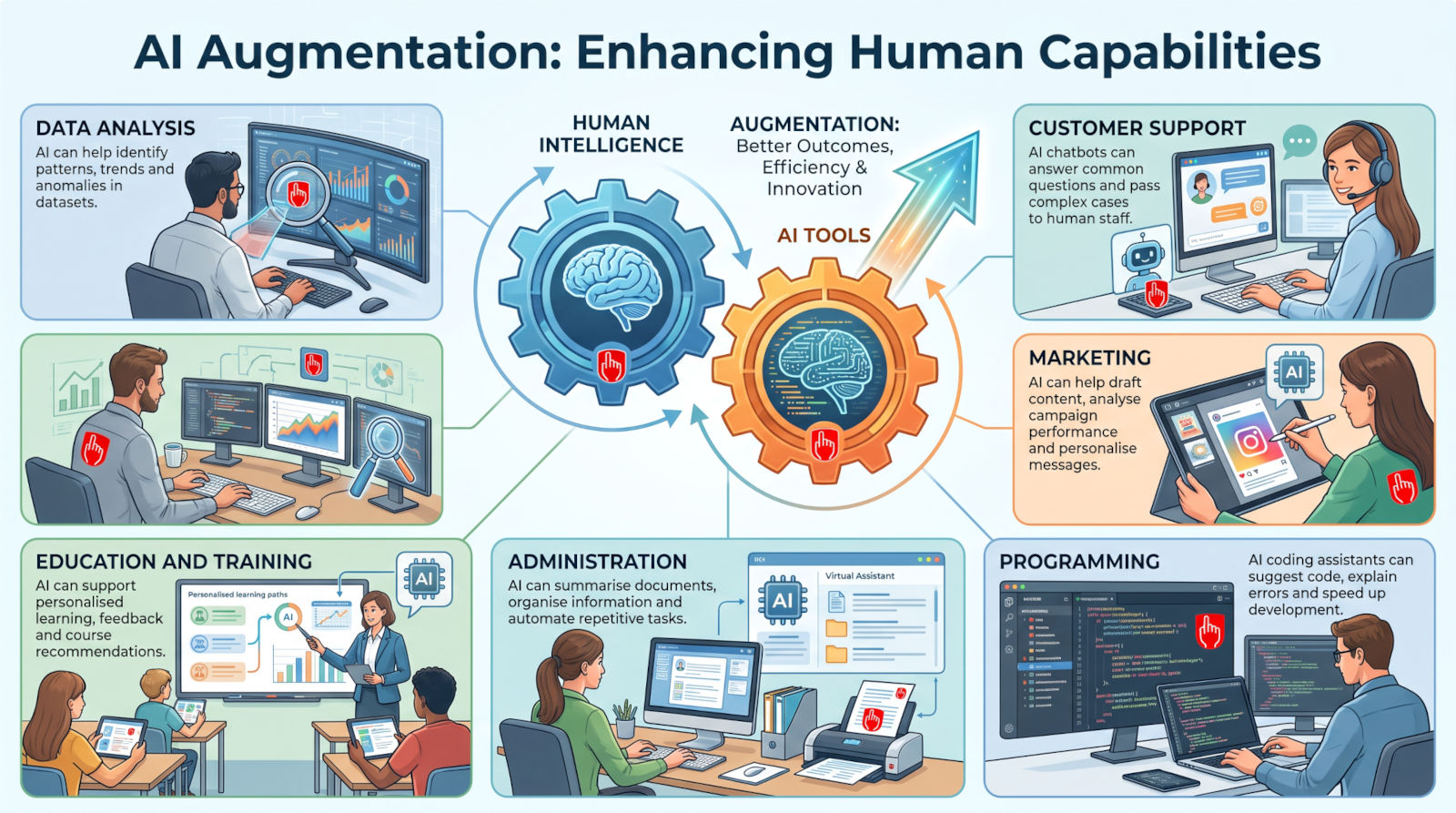 AI as an Augmented Tool: Enhancing Human Skills, Not Replacing Workers