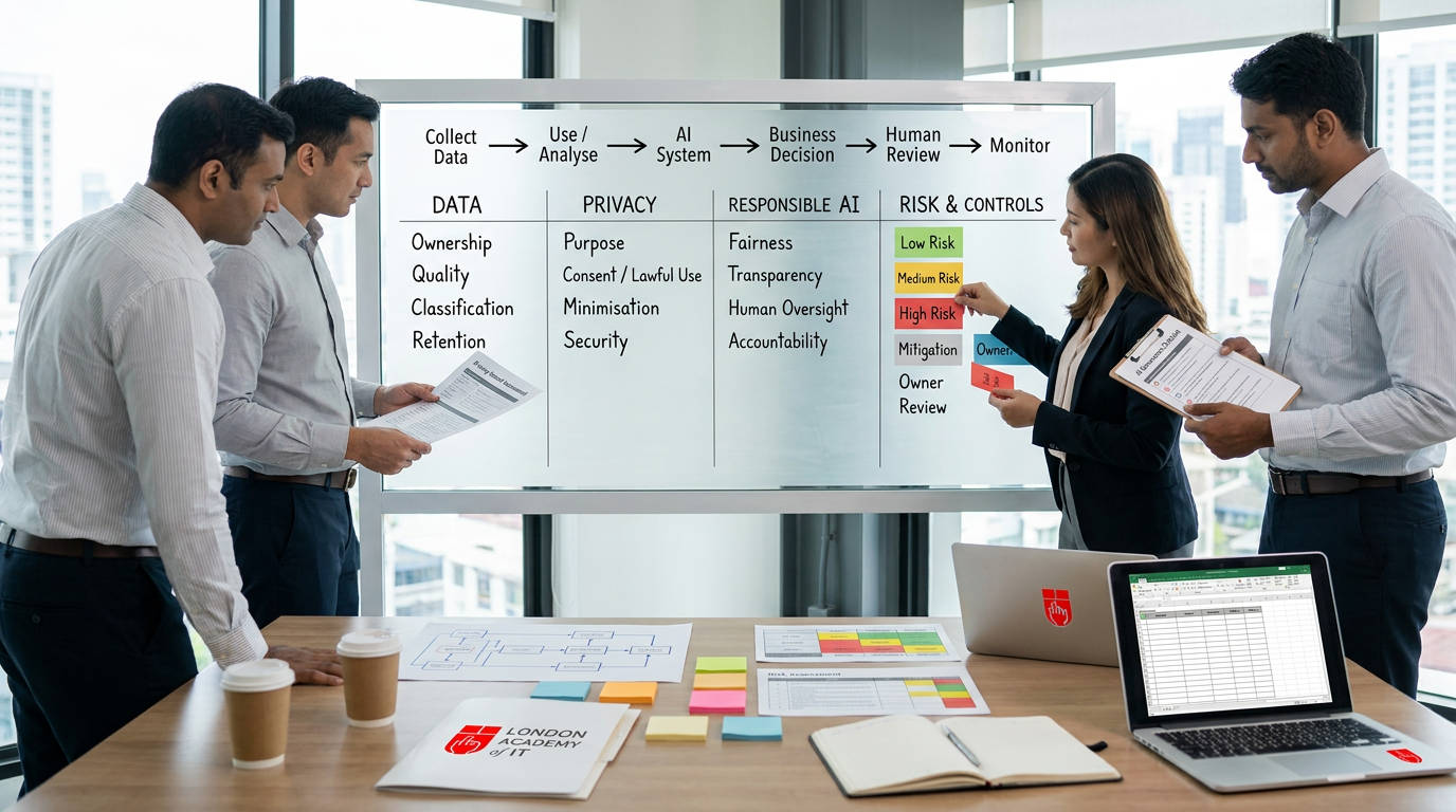 Data Governance, Privacy & Responsible AI Training Course at London Academy of IT
