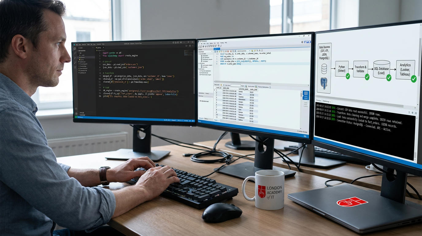 Data Engineering with Python & SQL Training Course at London Academy of IT
