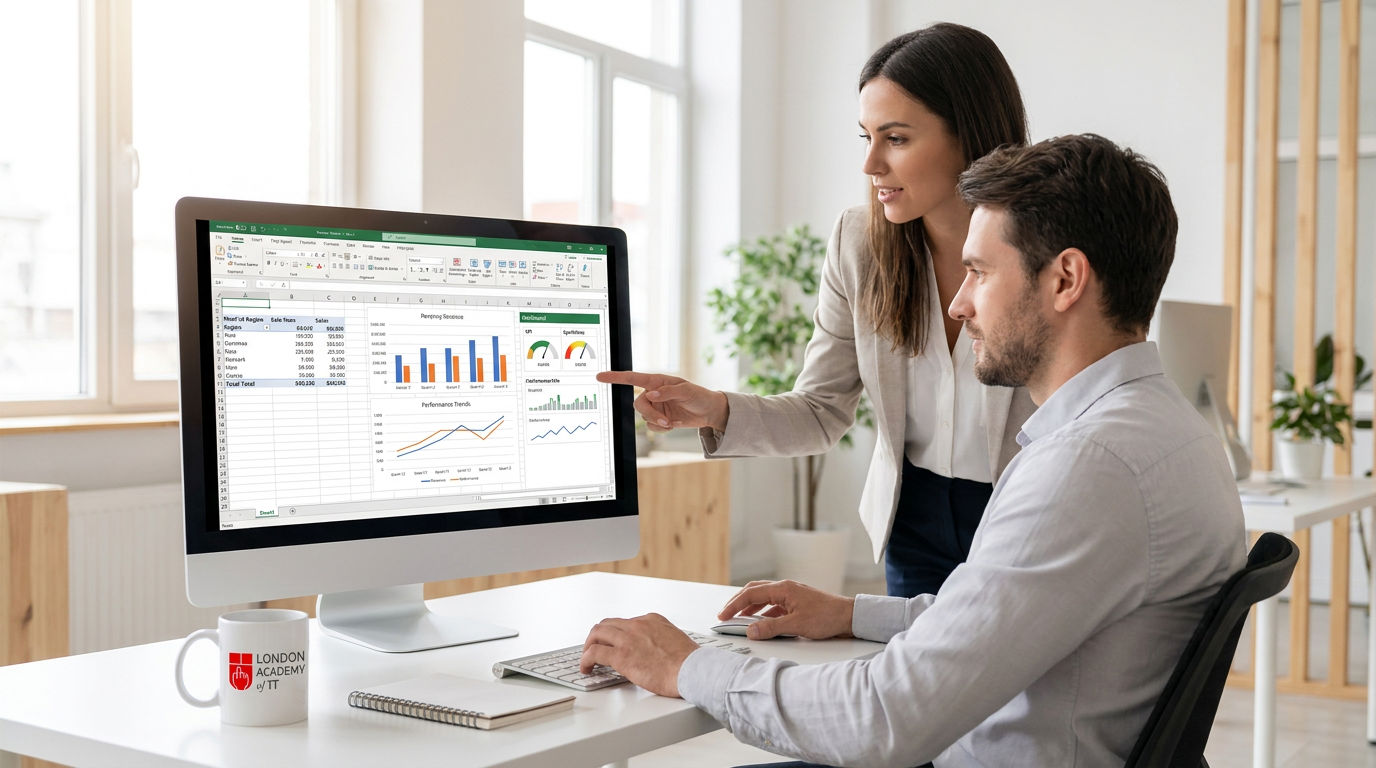 Data Analysis & Reporting with Microsoft Excel Training Course at London Academy of IT
