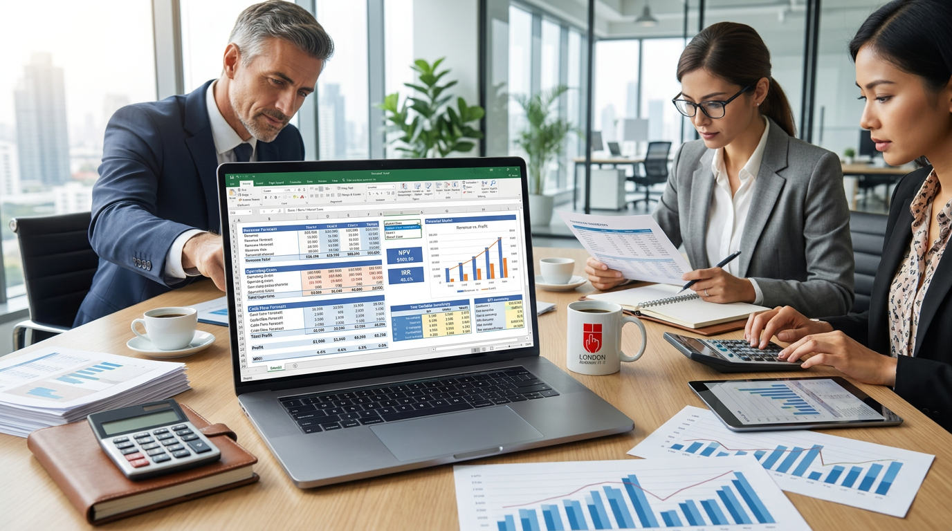 Financial Modelling & Analysis with Microsoft Excel Training Course at London Academy of IT