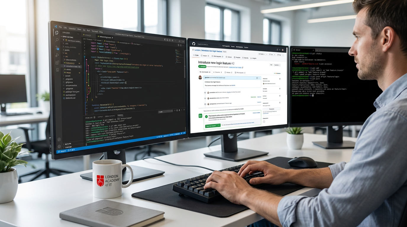 Git & GitHub for Developers Training Course at London Academy of IT