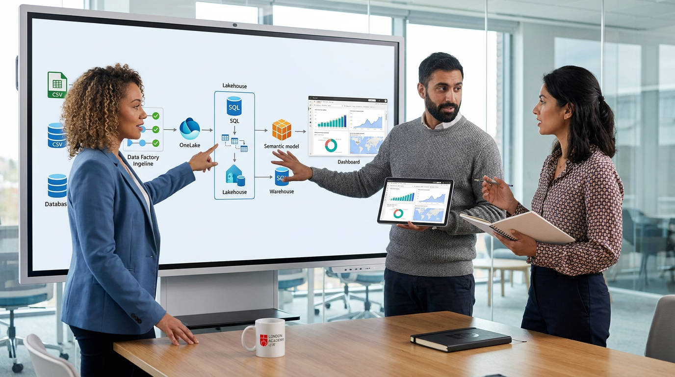 Microsoft Fabric for Data Analytics & Engineering Training Course at London Academy of IT